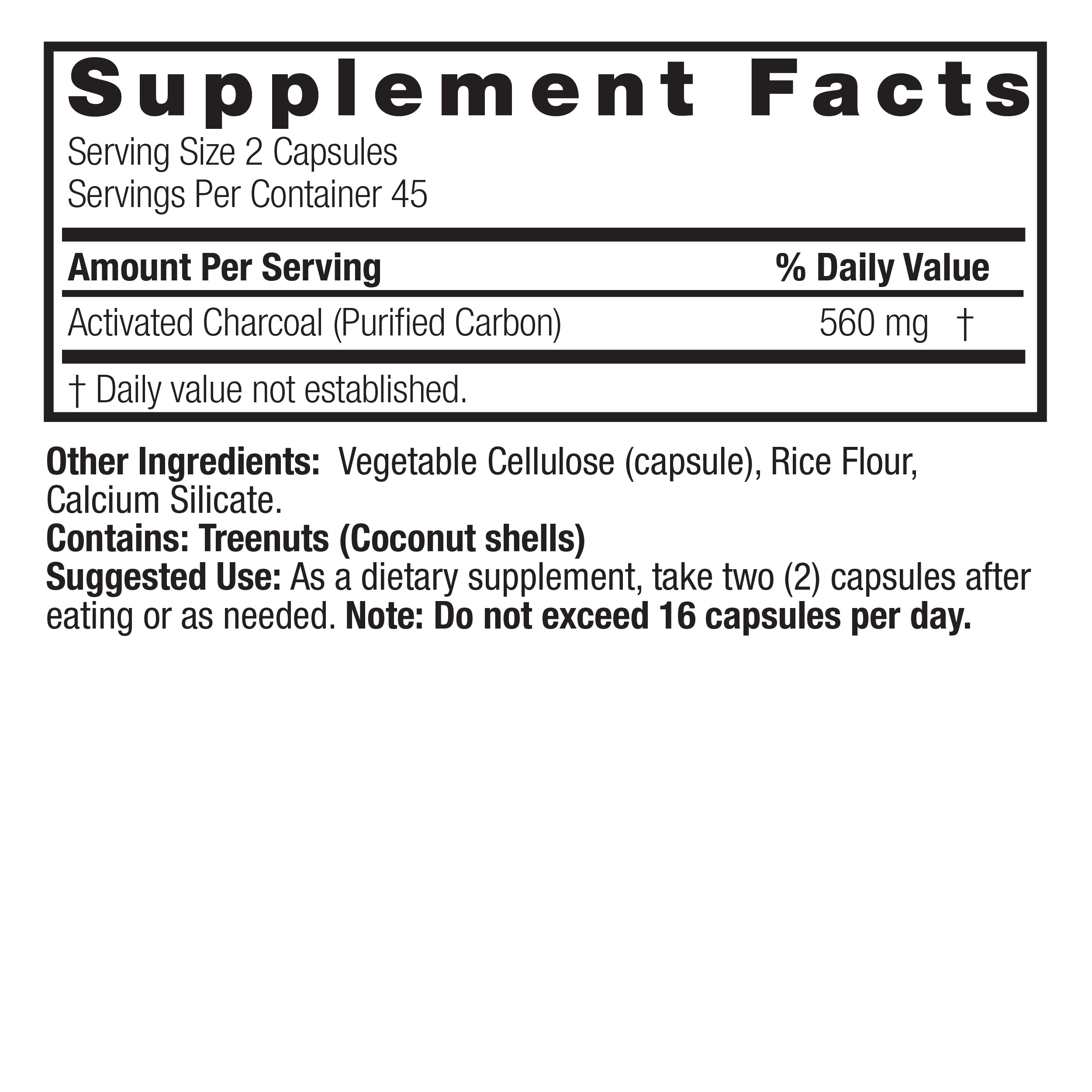 Charcoal Capsules