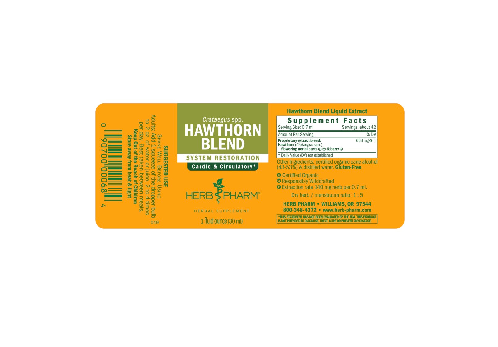 Hawthorn Blend Liquid Extract